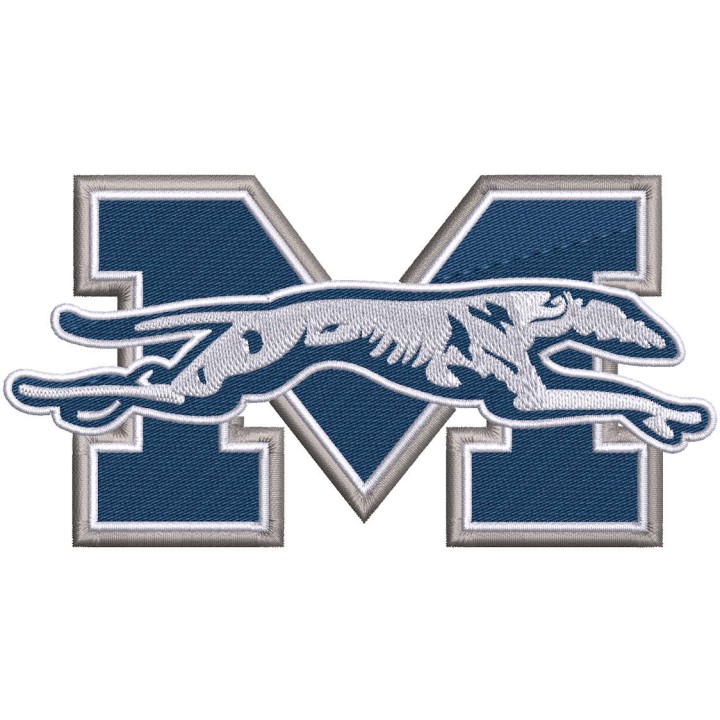 Moravian college logo embroidery design - Embroidery Design