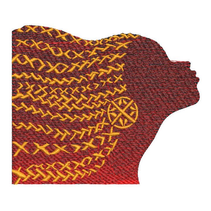 Gold of your hair embroidery design - Embroidery Design