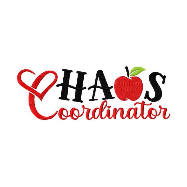 Chaos coordinator embroidery design - Embroidery Design