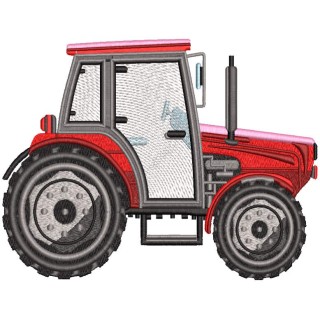 Uncover the Magic of Red Tractor embroidery design - Embroidery Design