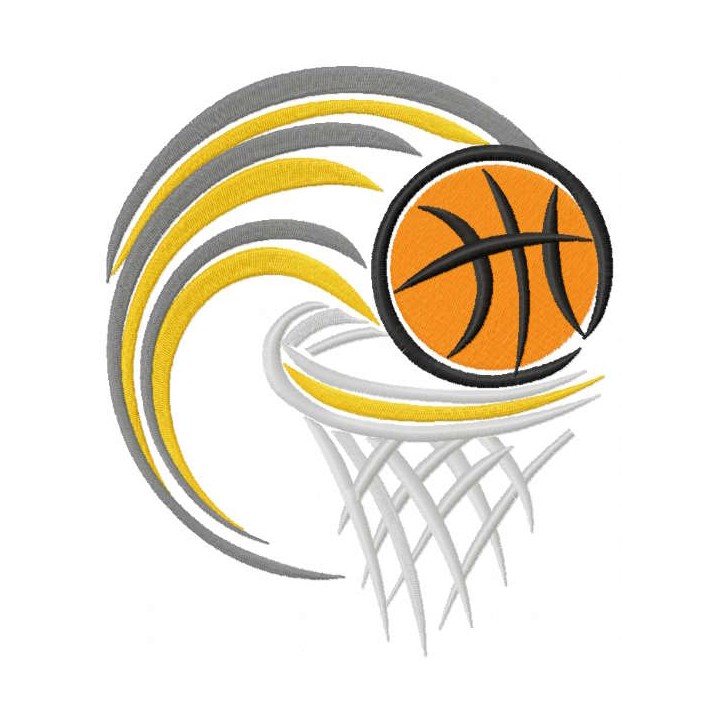 Ball and Hoop embroidery design - Embroidery Design