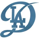 Los Angeles Dodgers Cap Logo embroidery design preview. Filename: los angeles dodgers cap logo embroidery design.
