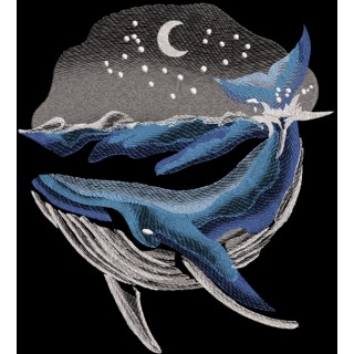 Cachalot embroidery design - Embroidery Design