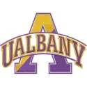 Albany Great Danes circle logo embroidery design preview showcasing detailed stitching and vibrant colors.