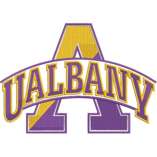 Albany Great Danes circle logo embroidery design - Embroidery Design