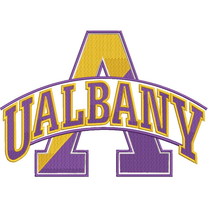 Albany Great Danes circle logo embroidery design - Embroidery Design