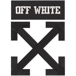 Off White logo embroidery design - Embroidery Design