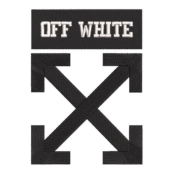 Off White logo embroidery design - Embroidery Design
