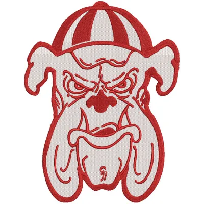 Embroidery design preview showcasing a detailed home-themed pattern for machine embroidery.