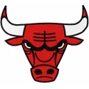 Chicago Bulls logo 2 embroidery design preview showcasing detailed stitching and vibrant colors.