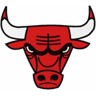 Chicago bulls logo 2 embroidery design - Embroidery Design