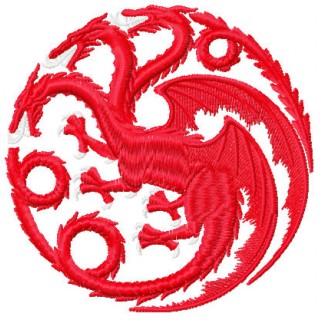 House of the Dragon embroidery design - Embroidery Design