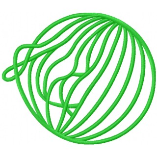 Wrap symbol logo embroidery design - Embroidery Design