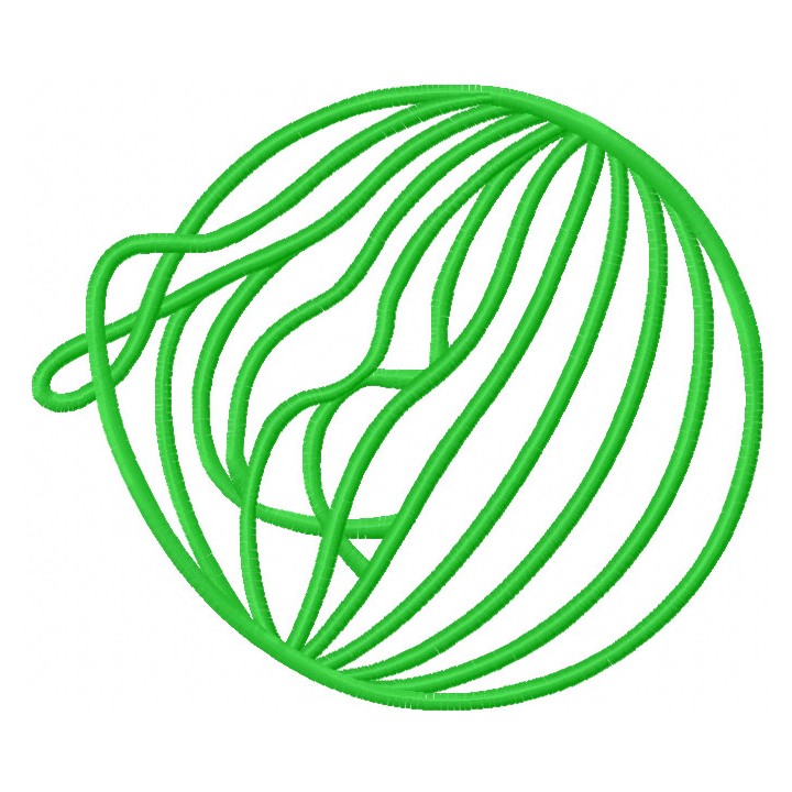 Wrap symbol logo embroidery design - Embroidery Design