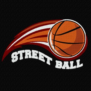 Street ball embroidery design - Embroidery Design