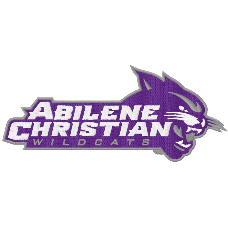 Preview of the Abilene Christian Wildcats Alternate Logo 2013 embroidery design for stitching on apparel and accessories.