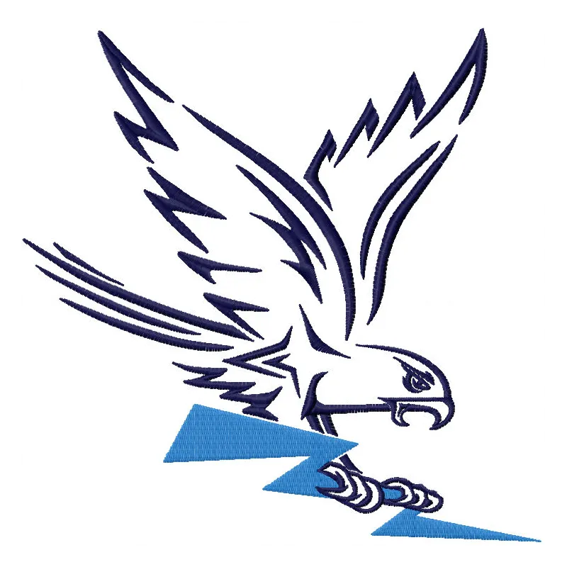 Air Force Falcons Secondary Logo 2022 embroidery design preview for stitching on apparel and accessories.