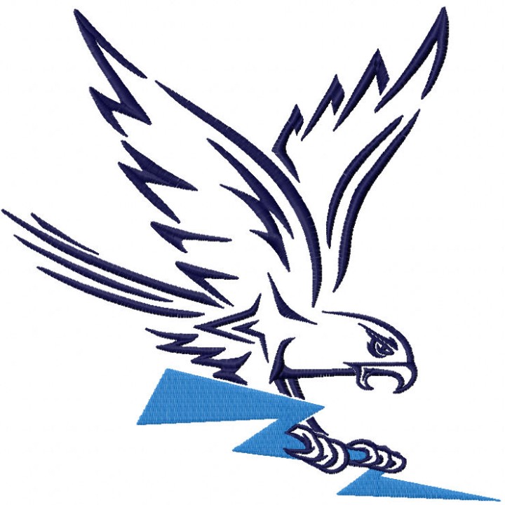 Air Force Falcons Secondary Logo 2022 embroidery design - Embroidery Design