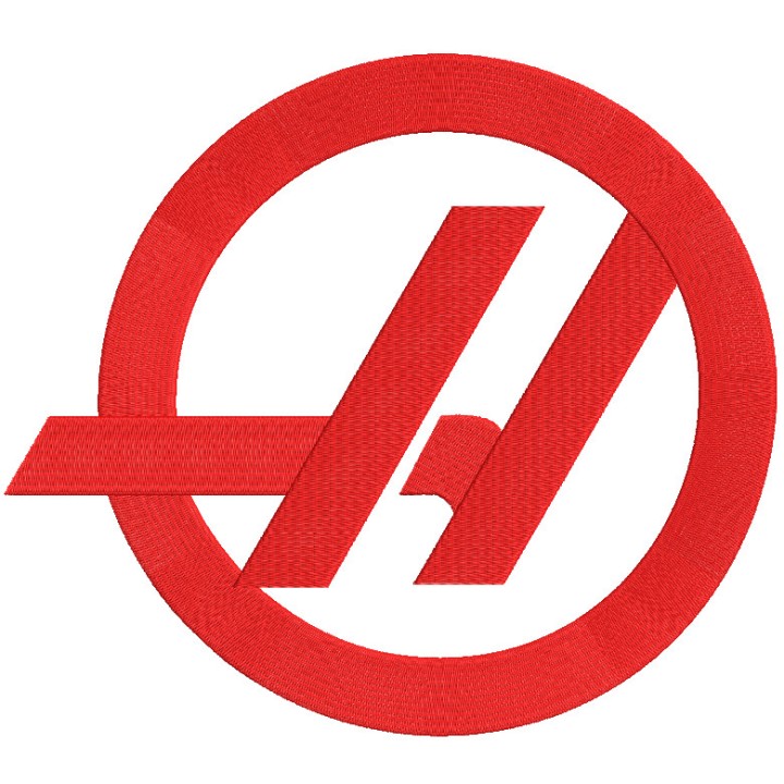 Haas classic logo embroidery design - Embroidery Design