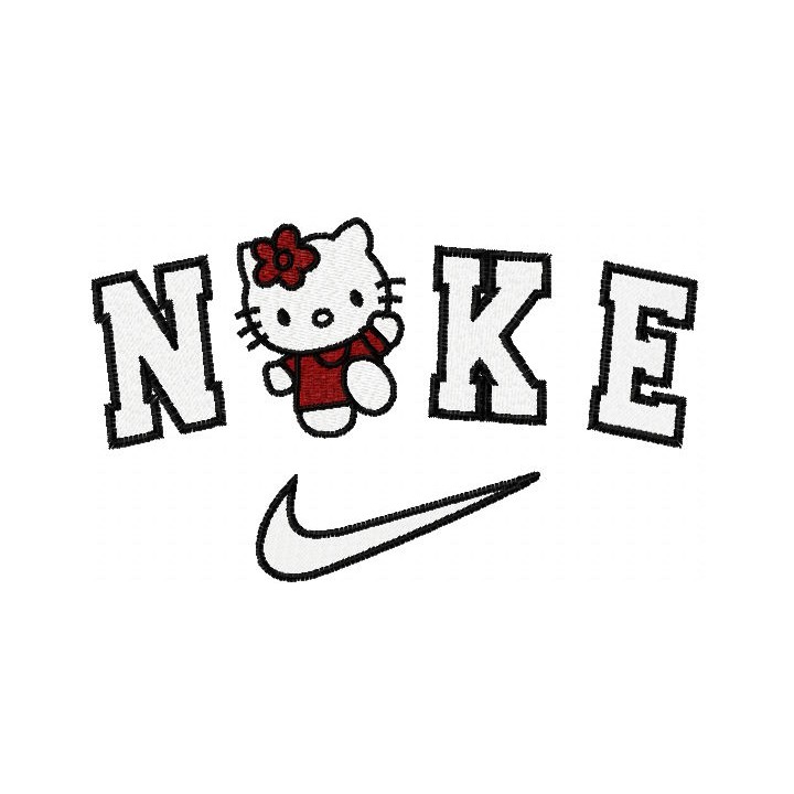 Ni Kitty embroidery design - Embroidery Design