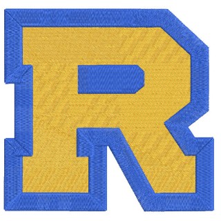 Rollins College logo embroidery design - Embroidery Design