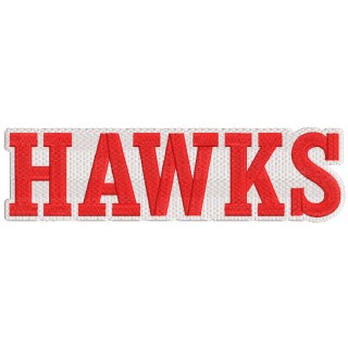 Hawks logo embroidery design - Embroidery Design