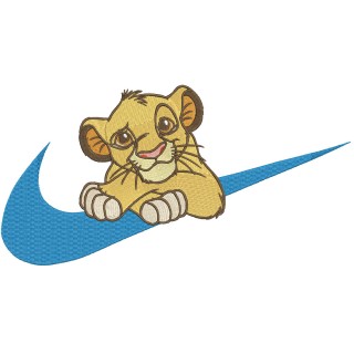 Nike Lion King embroidery design - Embroidery Design