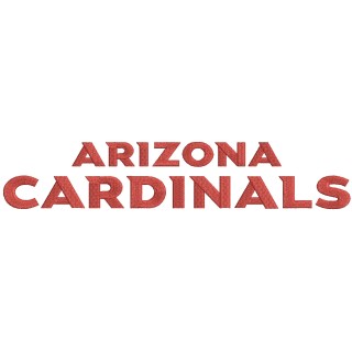 Arizona Cardinals wordmark logo embroidery design - Embroidery Design