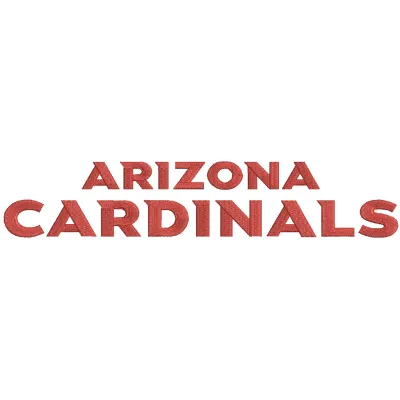 Arizona Cardinals wordmark logo embroidery design showcasing the iconic team logo for crafting enthusiasts.