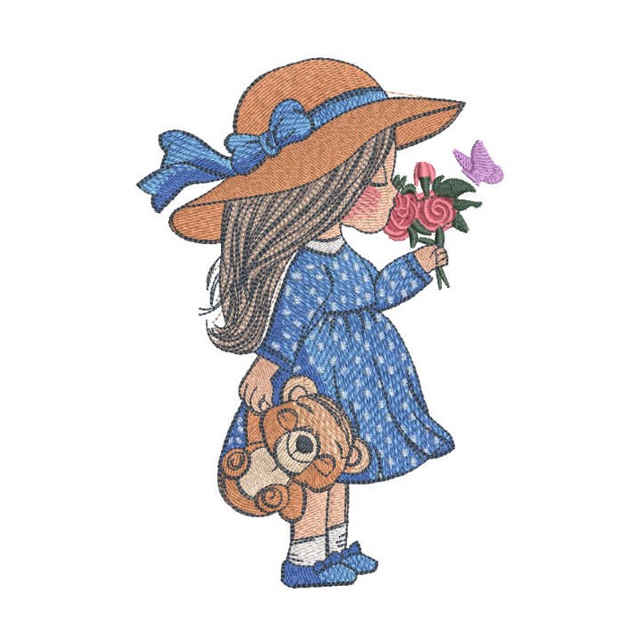 My happy childhood embroidery design - Embroidery Design