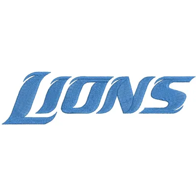 Detroit Lions Wordmark Logo 2016 embroidery design showcasing the team's iconic logo for custom stitching.