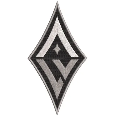 Las Vegas Aces Alternate Logo 2024 embroidery design showcasing vibrant colors for stitching on apparel and accessories.