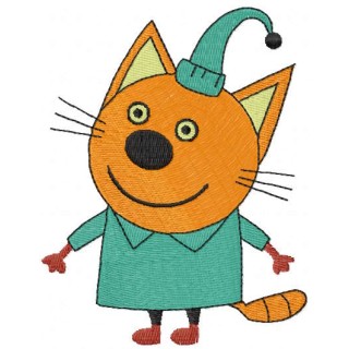 Cat compot embroidery design - Embroidery Design