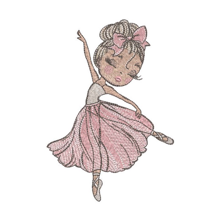 Dance inspiration embroidery design - Embroidery Design