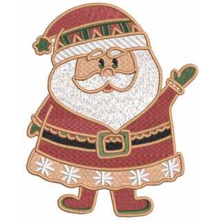 Santa hello Christmas embroidery design - Embroidery Design