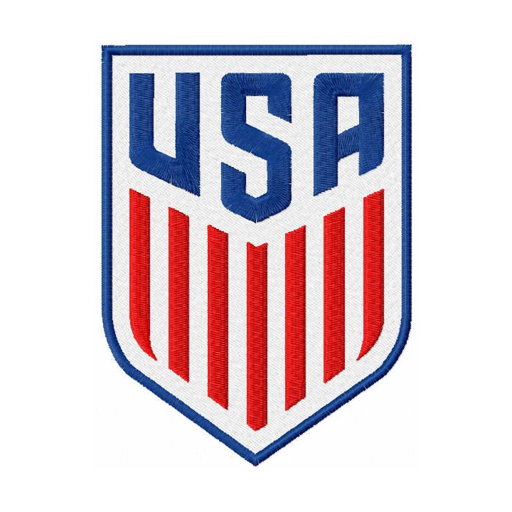 United States Soccer Federation logo 2016 embroidery design - Embroidery Design