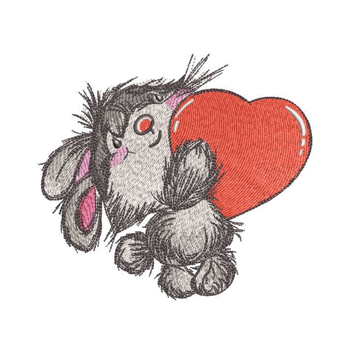 Heart symbol of my love embroidery design - Embroidery Design