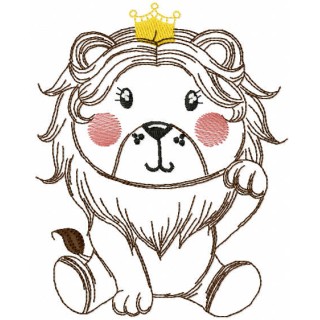 Just lion king embroidery design - Embroidery Design