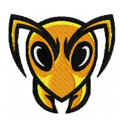 Ant cartoon embroidery design showcasing a playful ant motif, perfect for adding charm to t-shirts and tote bags.