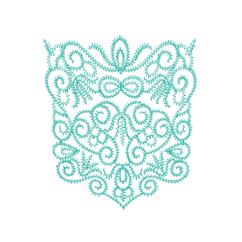 Pocket decoration embroidery design featuring intricate stitching patterns for enhancing your garments and accessories.