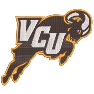 Virginia Commonwealth Rams logo embroidery design - Embroidery Design