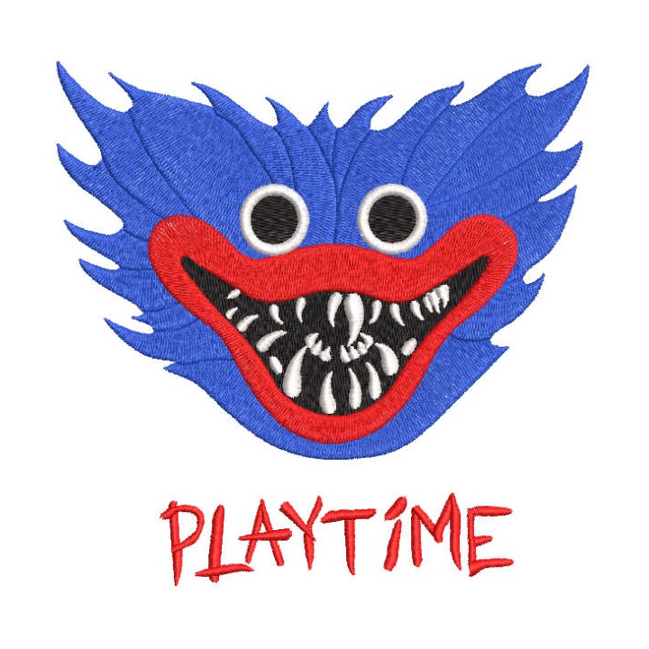 Huggy Wuggy embroidery design - Embroidery Design