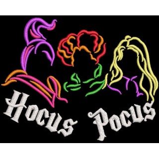 Hocus pocus embroidery design - Embroidery Design