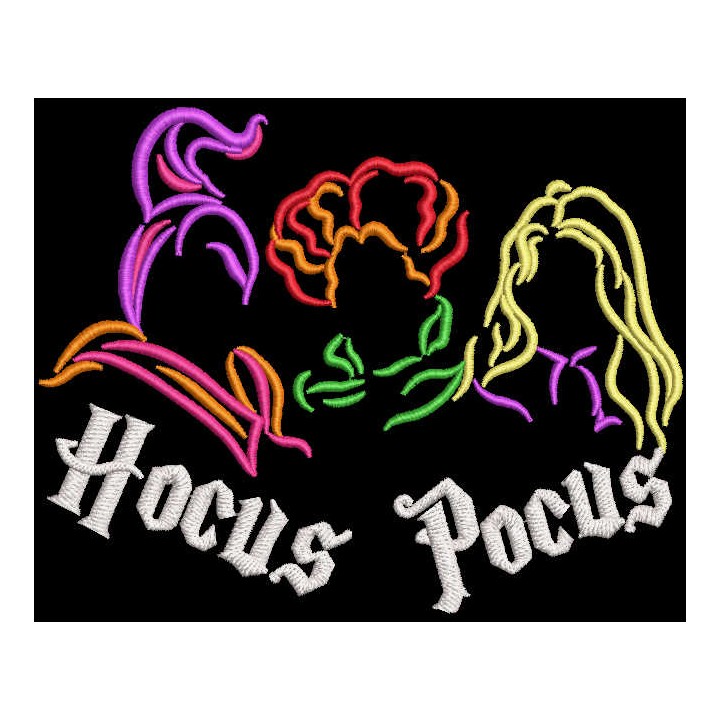 Hocus pocus embroidery design - Embroidery Design