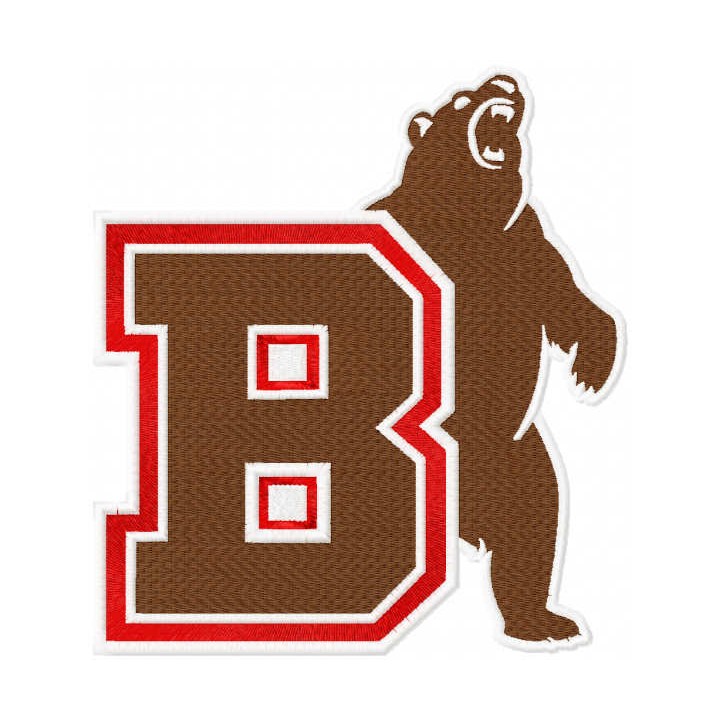 Brown bears logo 2022 embroidery design - Embroidery Design