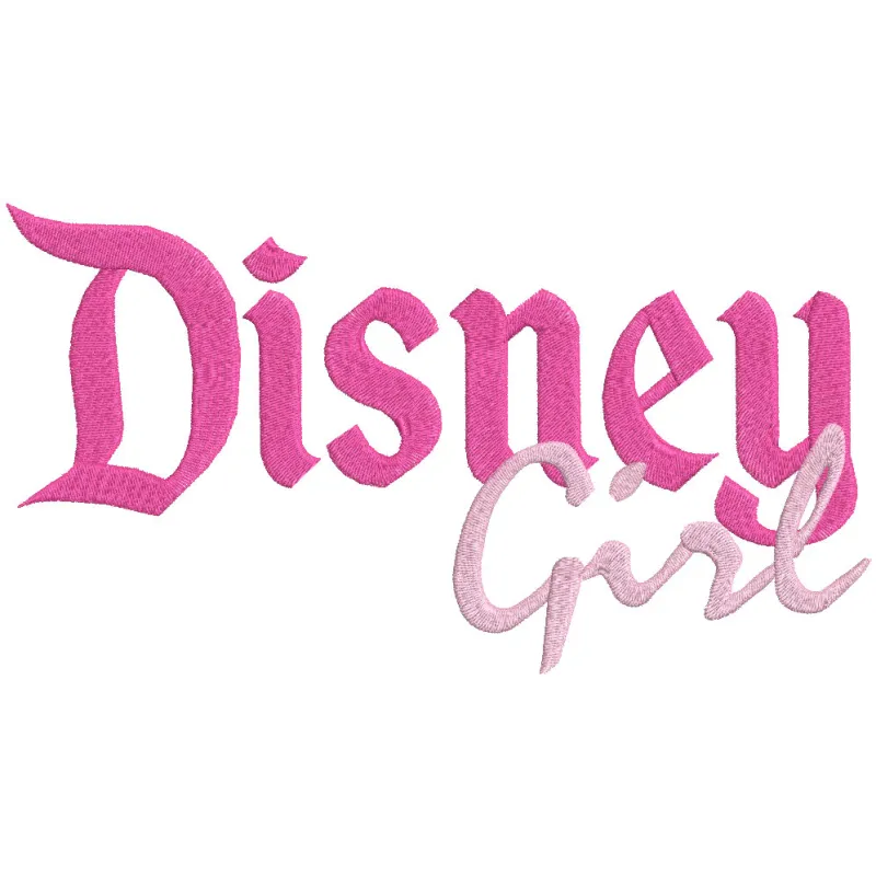 Preview of a Disney girl embroidery design featuring colorful characters, perfect for various stitching projects.