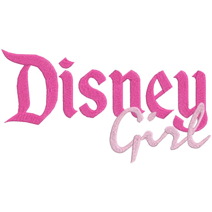 Disney girl embroidery design - Embroidery Design