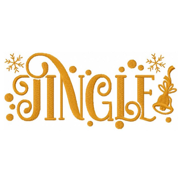Jingle embroidery design - Embroidery Design