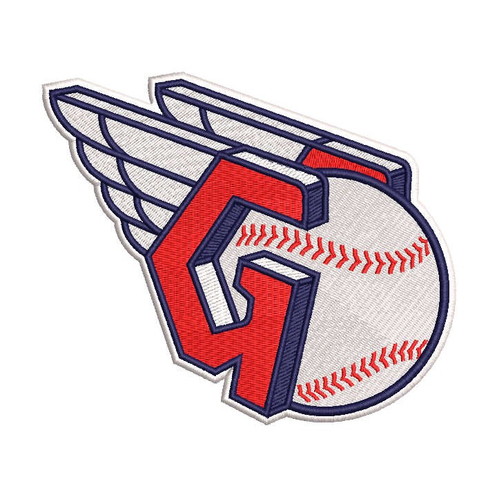 Cleveland guardians logo embroidery design - Embroidery Design