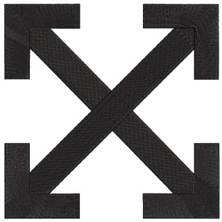 Off white sign embroidery design - Embroidery Design
